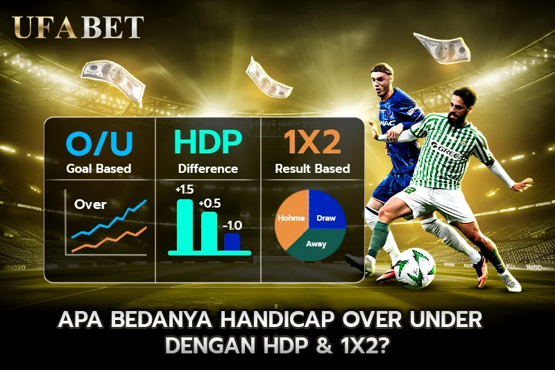 Apa Bedanya Handicap over under dengan HDP & 1X2