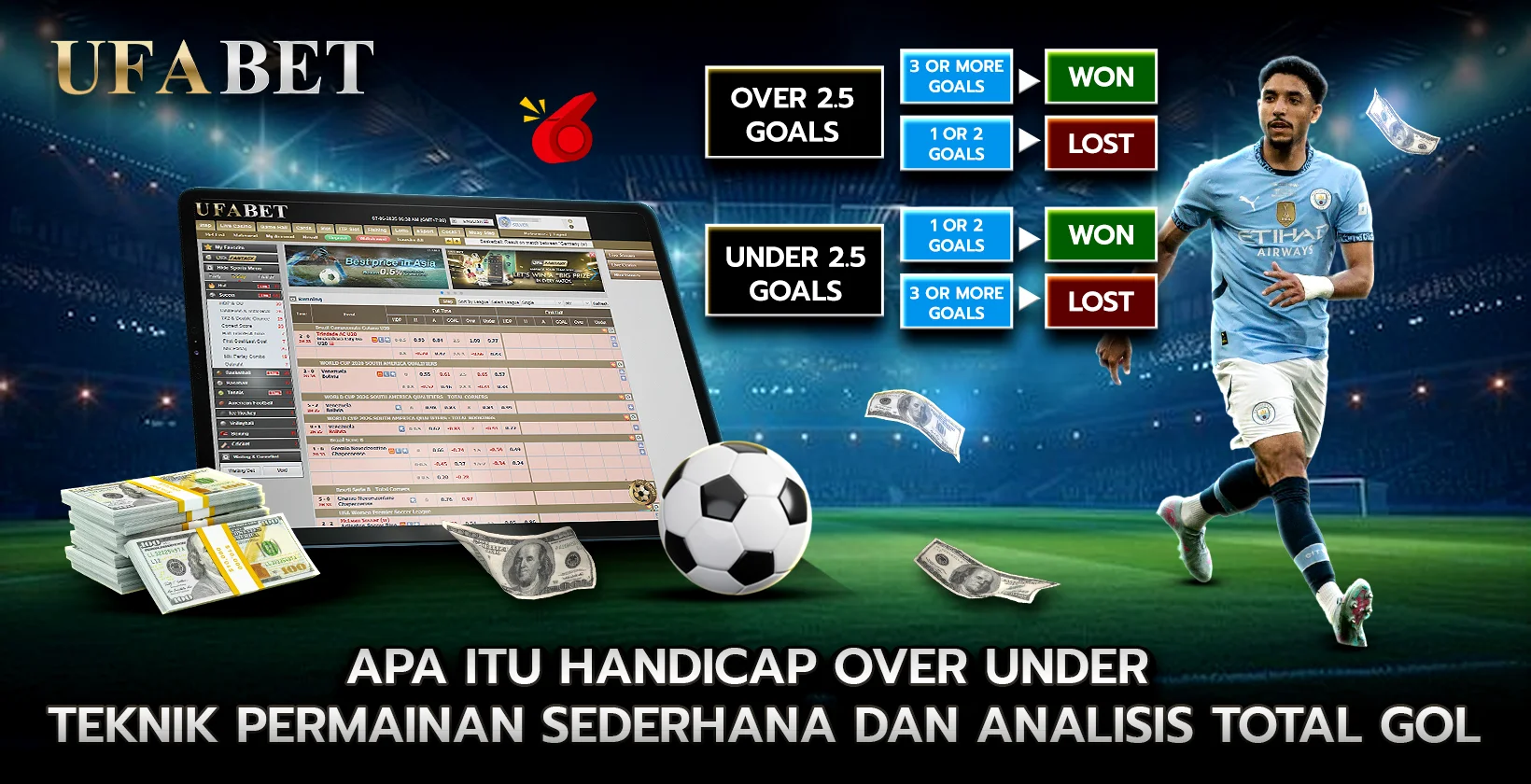 Apa Itu Handicap over under Teknik Permainan Sederhana dan Analisis Total Gol