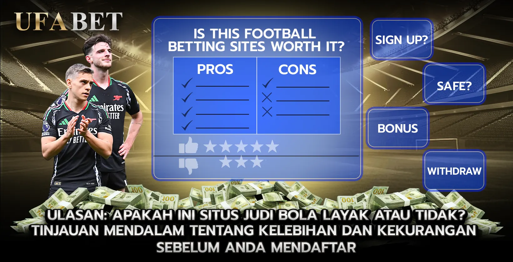 Ulasan Apakah Ini Situs Judi Bola Layak atau Tidak Tinjauan Mendalam tentang Kelebihan dan Kekurangan Sebelum Anda Mendaftar